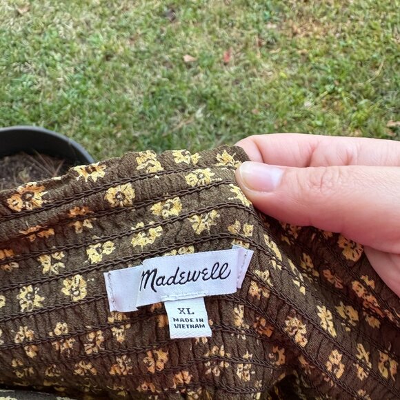 Madewell Fall Floral Mini Skirt Size XL - Picture 3 of 3